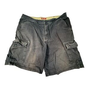 Faded Glory‎ Mens Cargo Shorts Size 36 Blue Casual Outdoor Utility